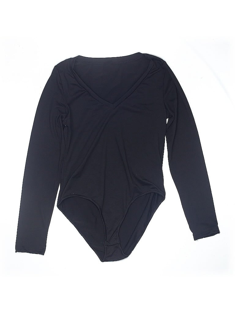 Pre-owned Unbranded Bodysuit In Black