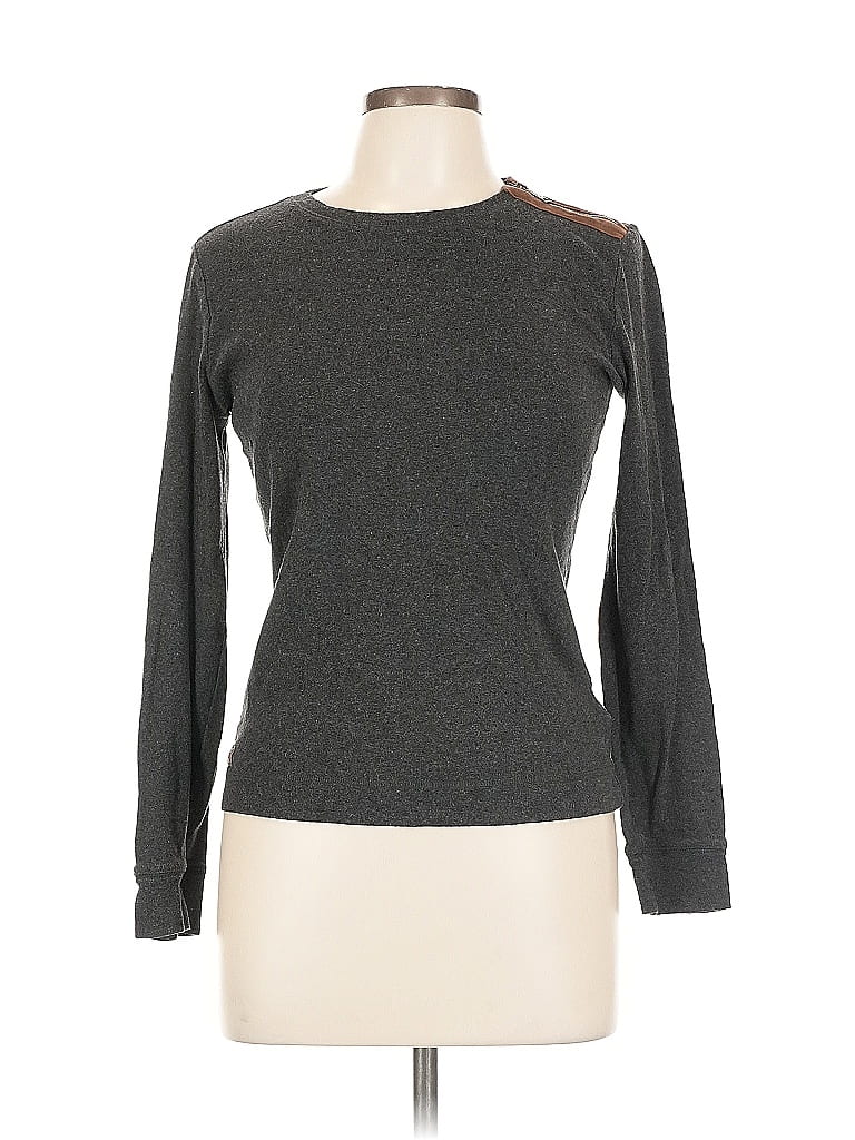 Pre-owned Polo Ralph Lauren Long Sleeve T-shirt In Gray