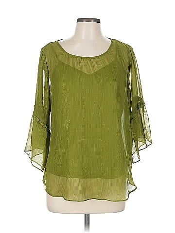 LC Lauren Conrad 3/4 Sleeve Blouse (view 1)