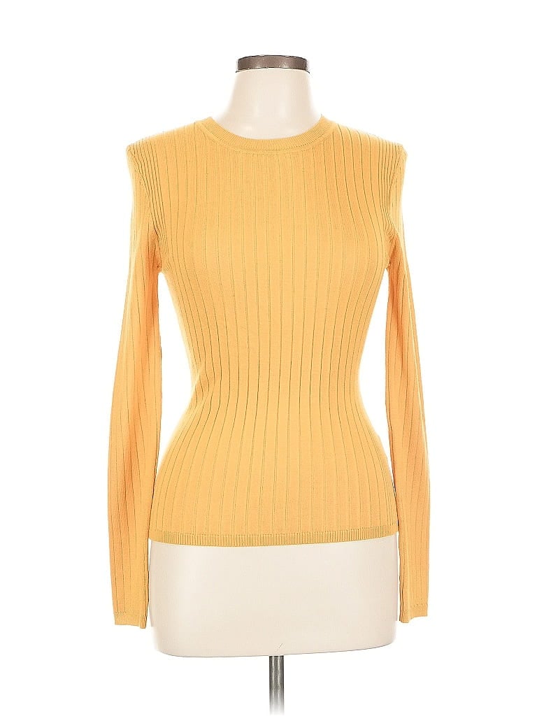 Love Tree Pullover Sweater In Yellow