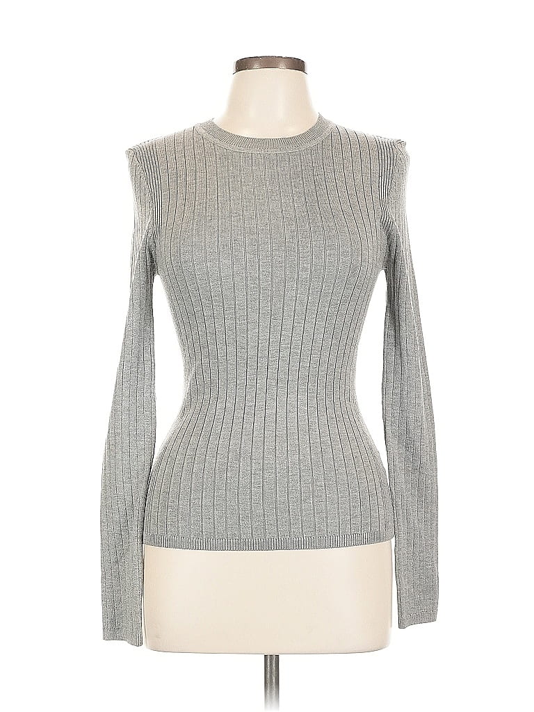 Pre-owned Love Tree Turtleneck Sweater In Gray