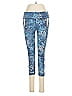 Zobha Print Blue Active Pants Size M - photo 1