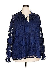 Belle By Kim Gravel Long Sleeve Blouse