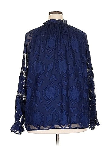 Belle By Kim Gravel Long Sleeve Blouse (view 2)