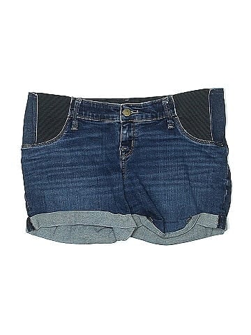 Isabel Maternity Denim Shorts (view 1)
