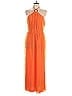 Toccin X RTR 100% Polyester Orange Halter Jumpsuit Size 12 - photo 1