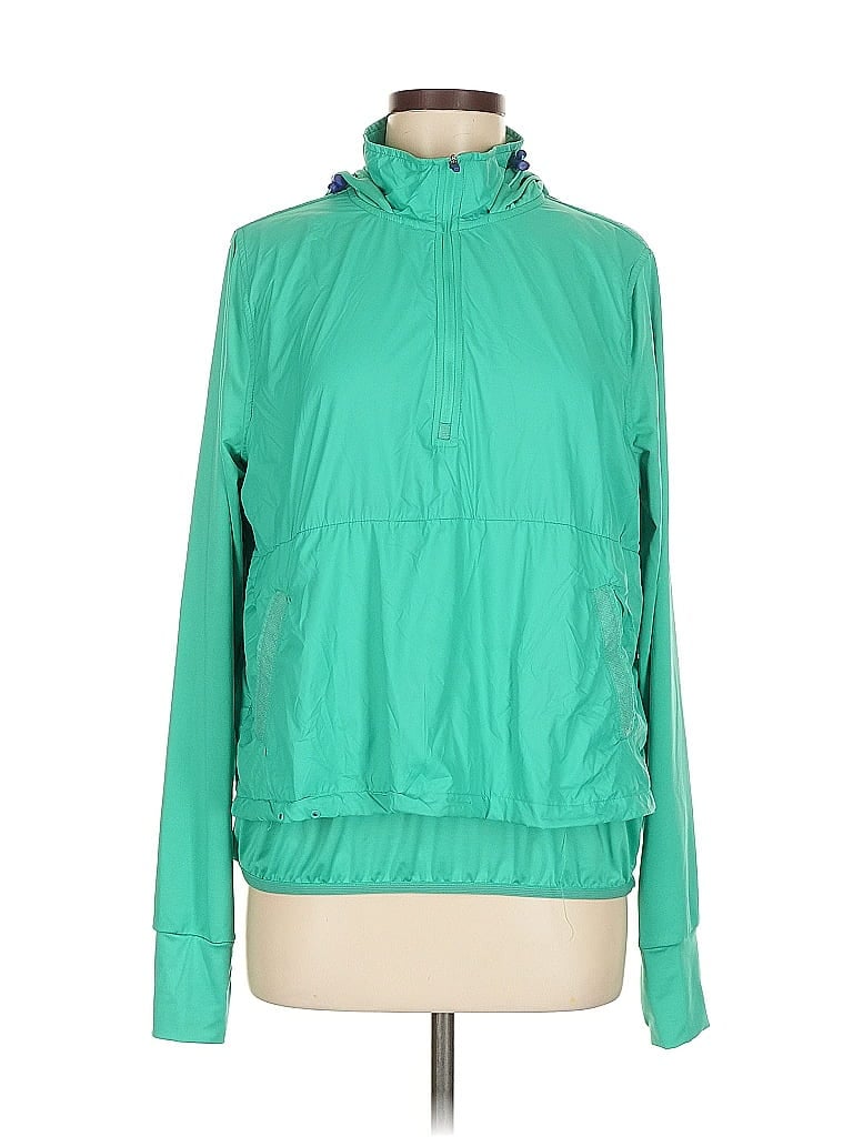 Pre-owned Avia Long Sleeve Turtleneck In Green