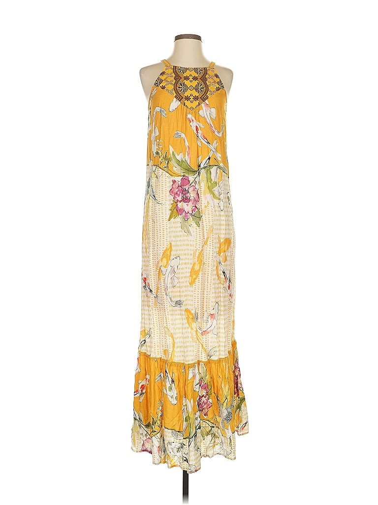 Pre-owned One September Casual Dress In Yellow