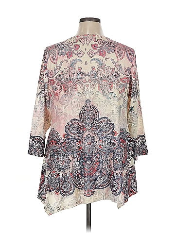 One World 3/4 Sleeve Blouse (view 2)