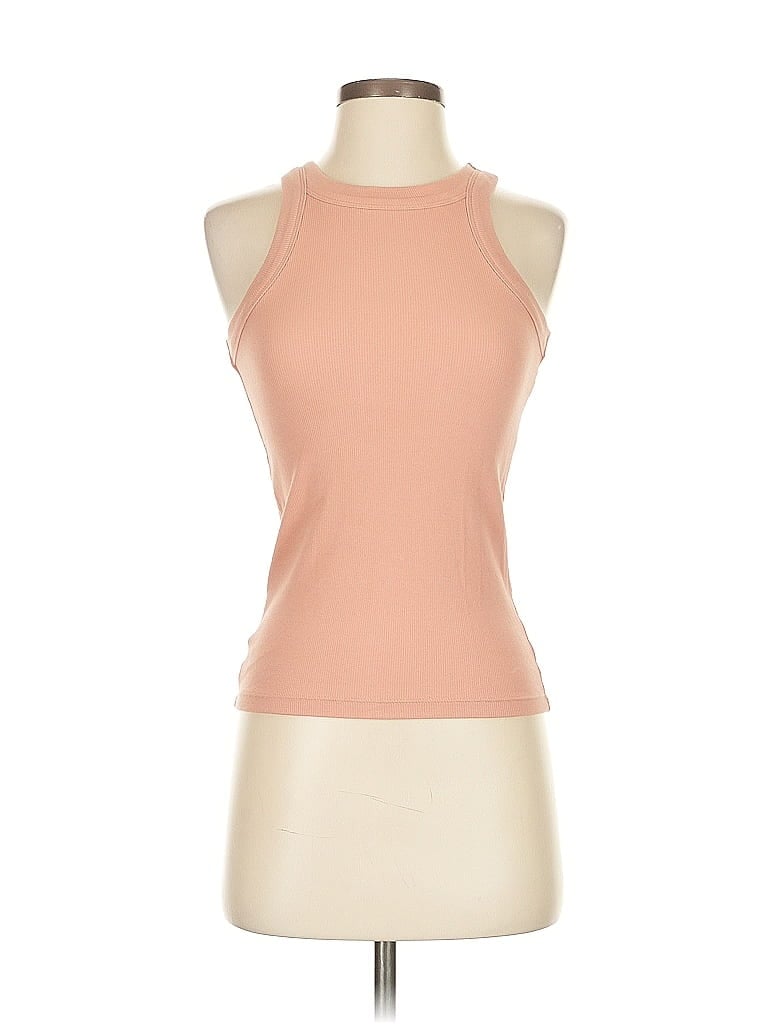 Pre-owned Ann Taylor Loft Tank Top Pink Halter Neckline Tops
