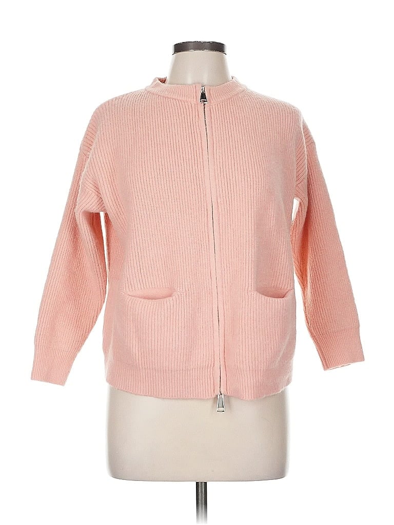 Zanzan Cardigan Sweater In Pink