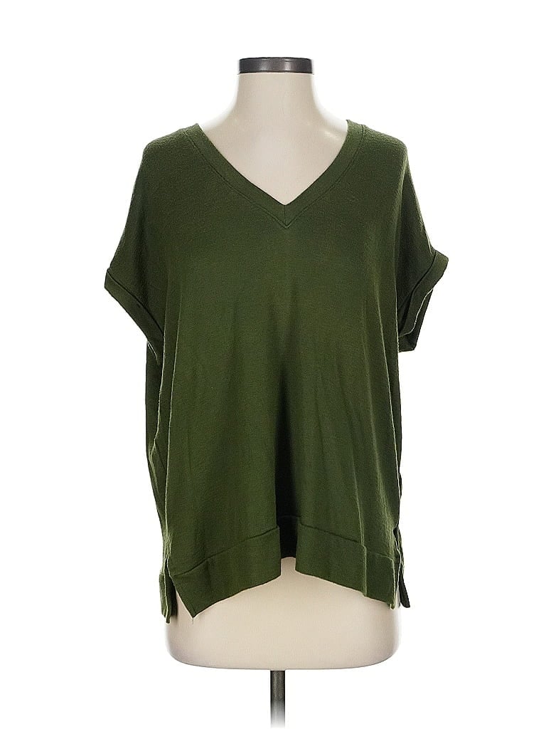 Pre-owned Banana Republic Short Sleeve T-shirt In Green