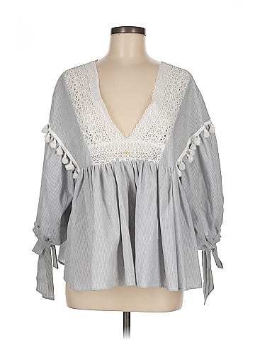 English Factory 3/4 Sleeve Blouse (view 1)