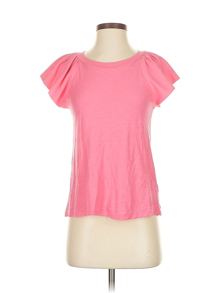Pre-owned Nation Ltd. By Jen Menchaca Short Sleeve T-shirt In Pink