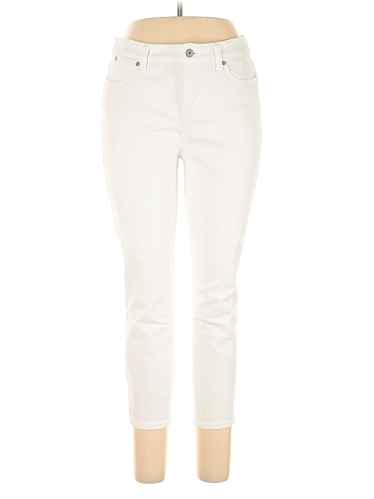 Pre-owned Talbots Outlet Casual Pants In White