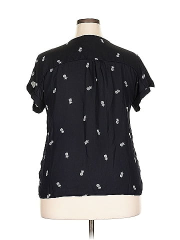 Alice Blue Short Sleeve Blouse (view 2)