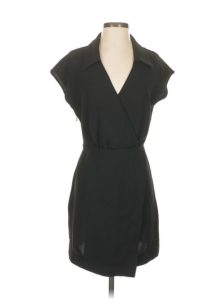 Pre-owned Mng Casual Dress In Black