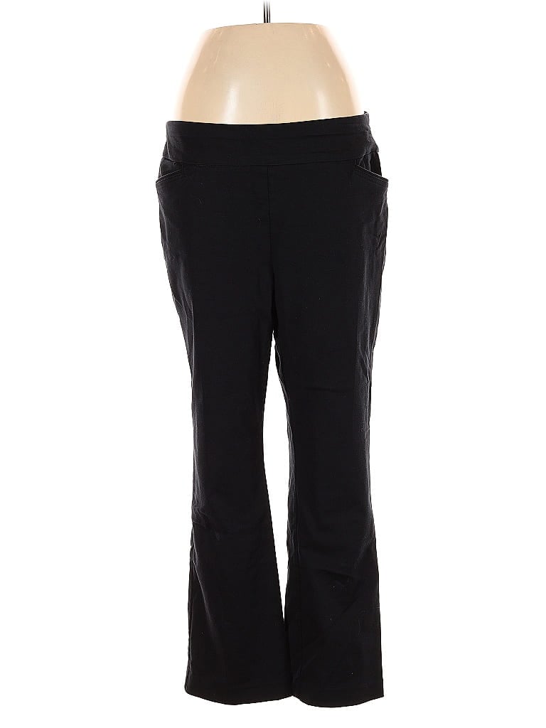 Pre-owned Croft & Barrow Dress Pants In Black