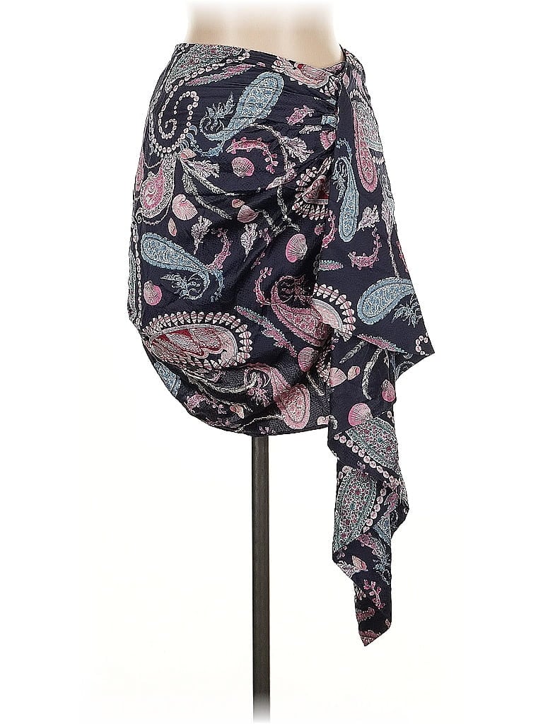 THURLEY Pre-owned Silk Skirt In Blue