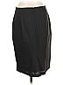 Ann Taylor Solid Black Casual Skirt Size 10 - photo 2