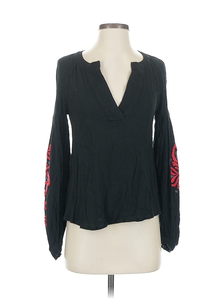 Click to view more detailed imagery on our partner's website Pre-owned Rebecca Minkoff Long Sleeve Blouse In Black
