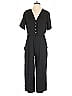 Smash 100% Tencel Solid Black Jumpsuit Size S - photo 1