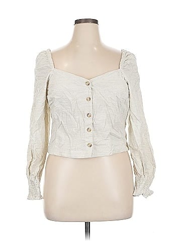 Madewell 3/4 Sleeve Blouse (view 1)