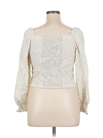 Madewell 3/4 Sleeve Blouse (view 2)