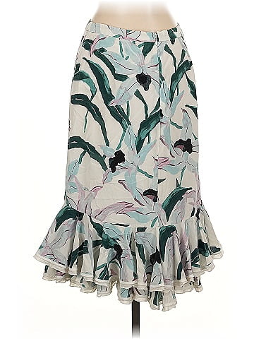Tory Burch Printed Ruffle Skirt (view 2)