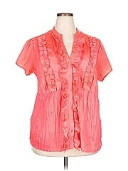 Lane Bryant Outlet Short Sleeve Blouse