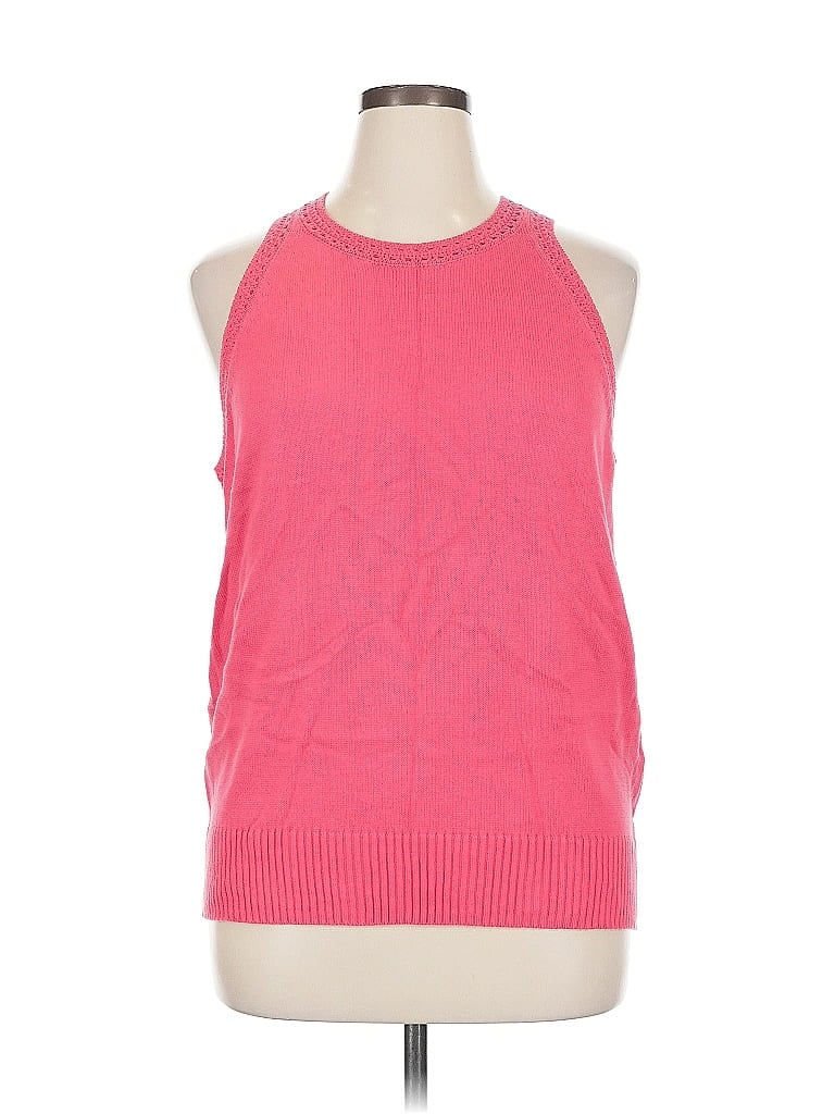 Pre-owned Torrid Sleeveless Top Pink Halter Neckline Tops