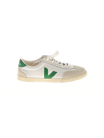 VEJA Canvas and Suede Volley Sneakers (view 1)