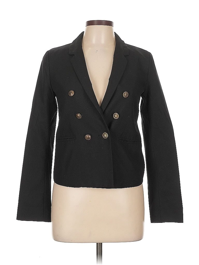 Pre-owned Unbranded Blazer Jacket In Black