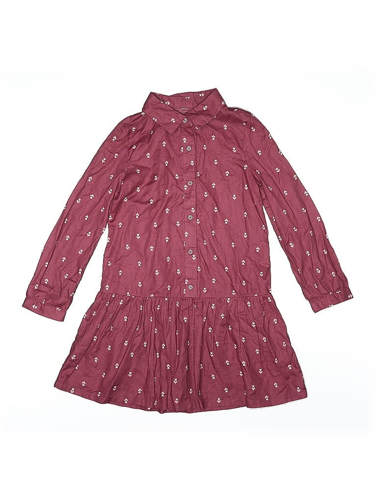 UNBRANDED Pre-owned Kids' Dress In Burgundy