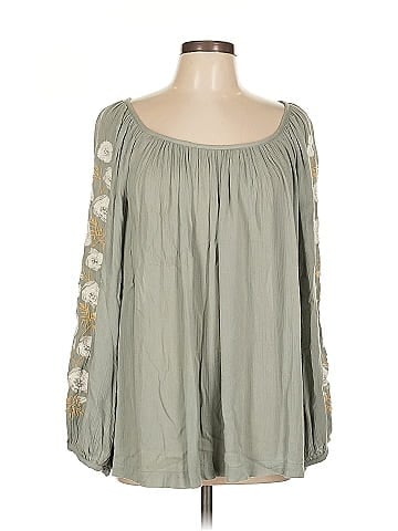 Karen Kane Long Sleeve Blouse (view 1)