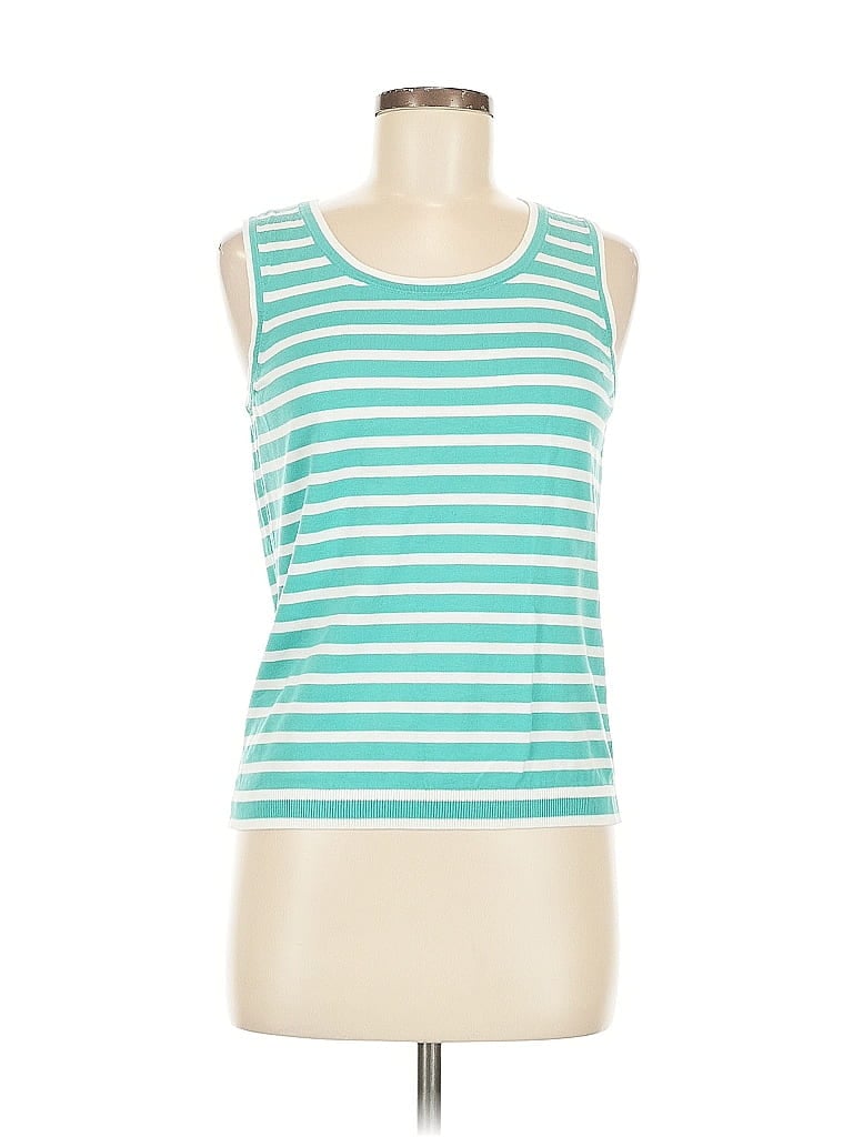Click to view more detailed imagery on our partner's website Pre-owned Talbots Sleeveless T-shirt In Blue