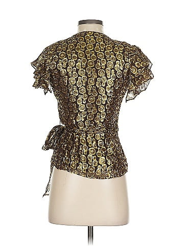 an original MILLY of New York Short Sleeve Silk Top (view 2)