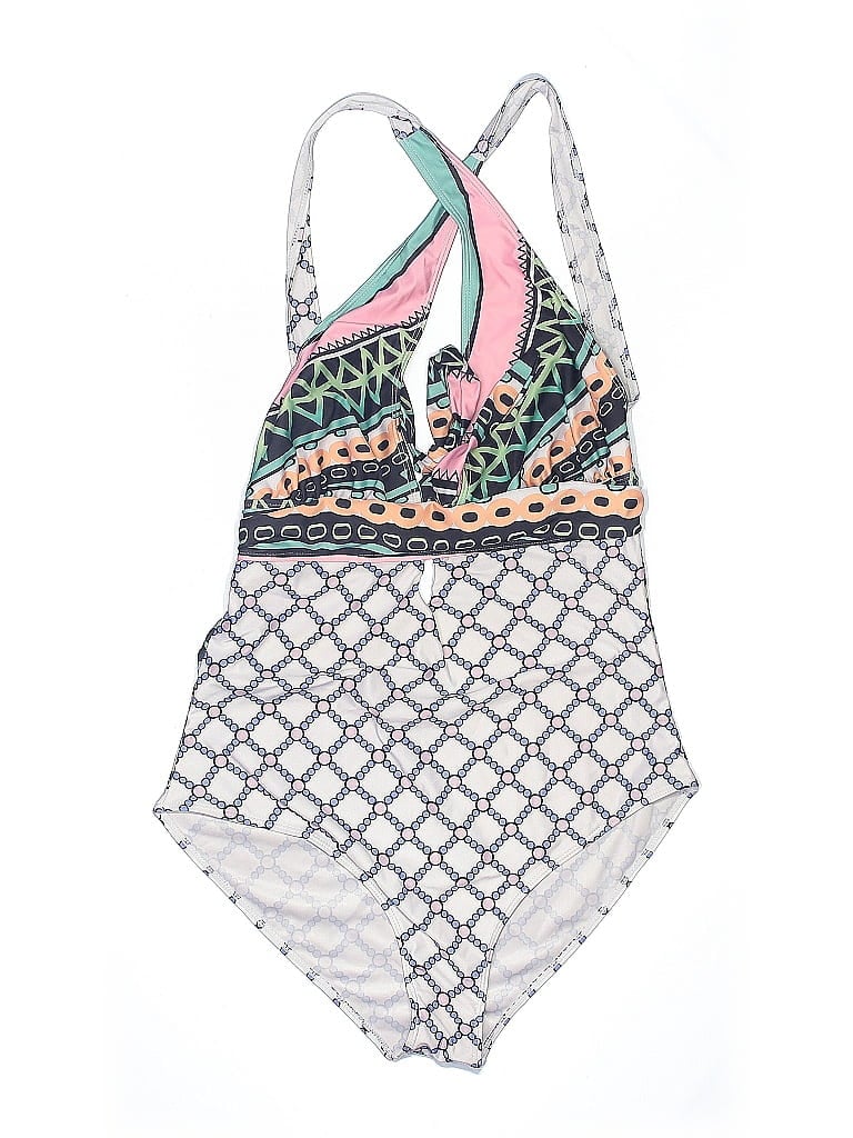 Pre-owned Unbranded One Piece Swimsuit In Gray