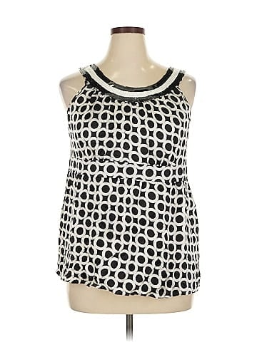 INC International Concepts Sleeveless Silk Top (view 1)