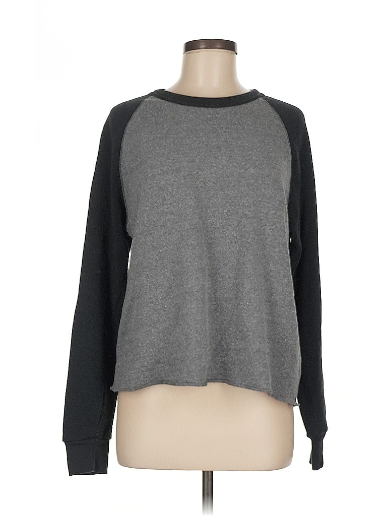 Pre-owned John Eshaya Sweatshirt In Gray