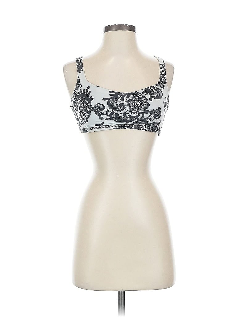 Pre-owned Lululemon Athletica Tank Top Black Strapless Neckline Tops