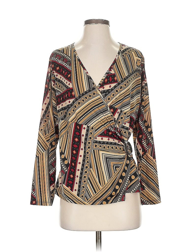 Click to view more detailed imagery on our partner's website Pre-owned Ann Taylor Loft Long Sleeve Blouse In Brown