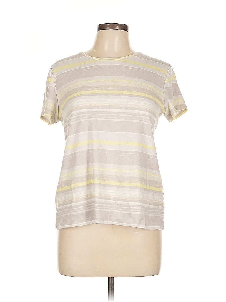 Pre-owned Croft & Barrow Short Sleeve T-shirt In Gray