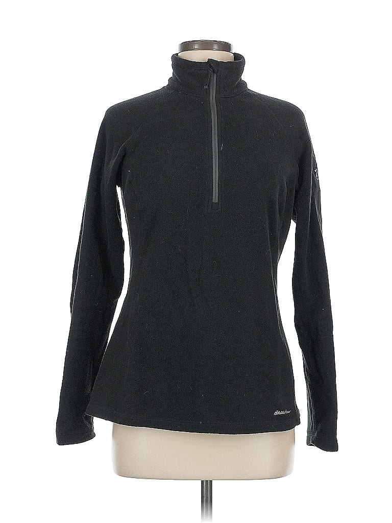 Pre-owned Eddie Bauer Turtleneck Sweater In Black