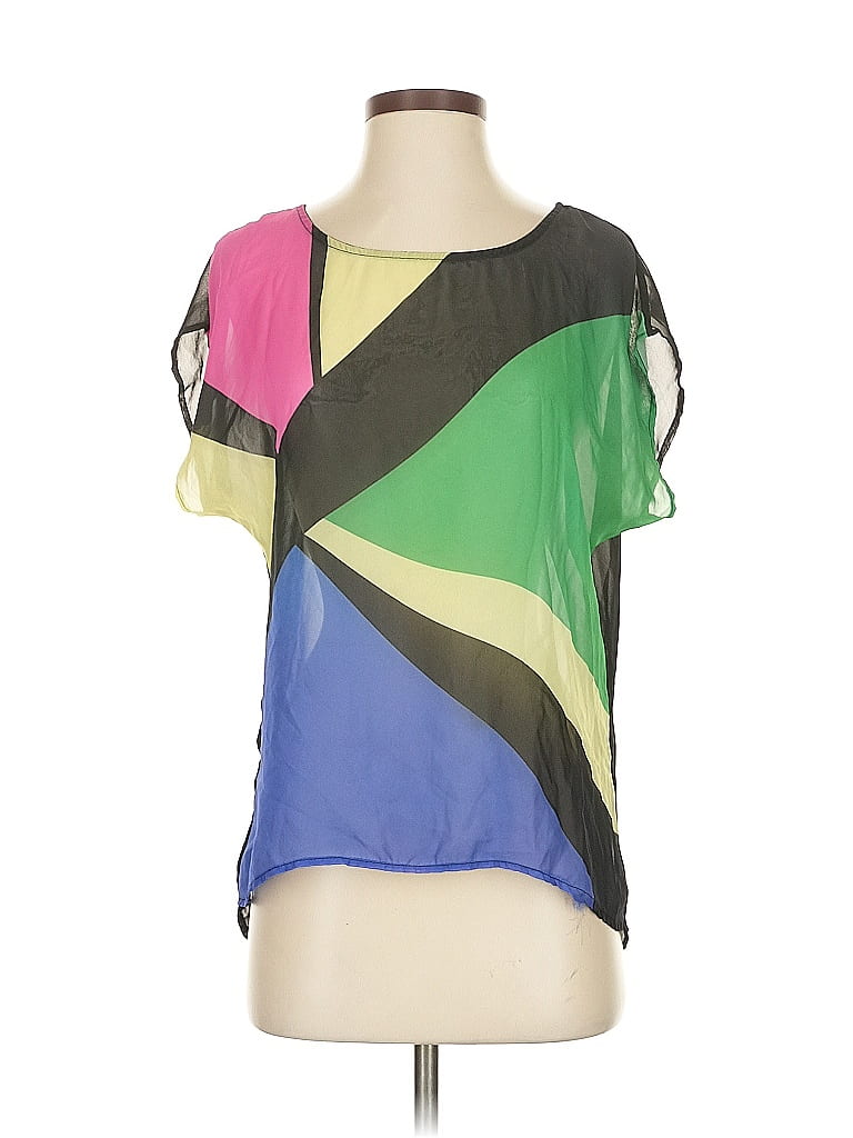 Pre-owned Bobeau Short Sleeve T-shirt In Green