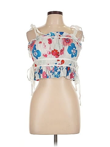 Peter Som Collective Poppy Floral Smocked Top (view 1)
