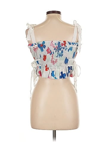Peter Som Collective Poppy Floral Smocked Top (view 2)