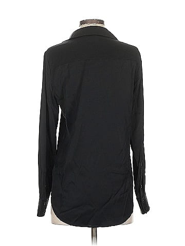 Quince Long Sleeve Silk Top (view 2)
