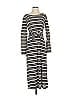 Rokoko Stripes Gray Casual Dress Size S - photo 1