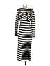 Rokoko Stripes Gray Casual Dress Size S - photo 2